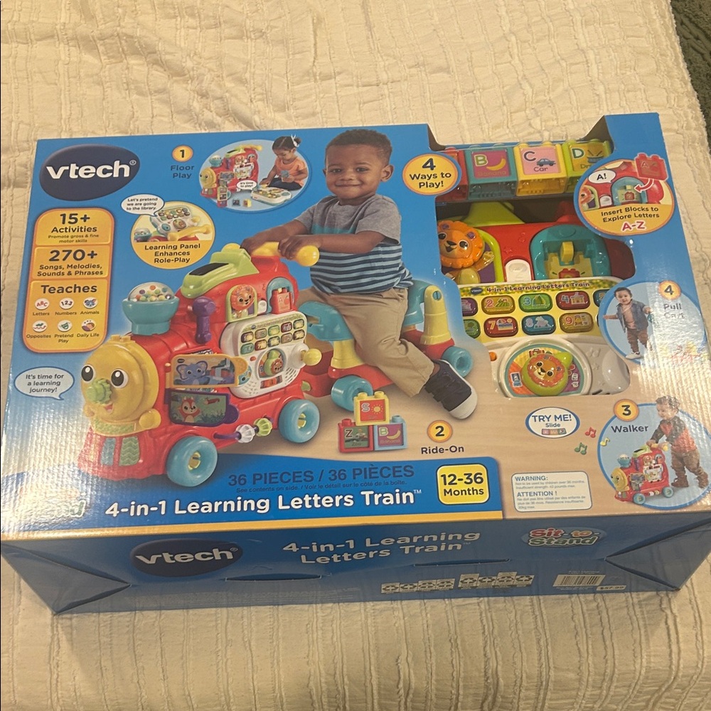 VTech 4-in-1 Learning Train - Colorful Educational Toy
